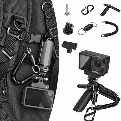 Action Camera Safety Tether Retractable Strap for DJI Action 5 pro/4/3 in Kuwait