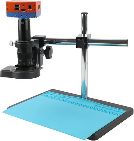 Industrial Digital Microscope 4K UHD Ultra HD Microscope with Storage HDMI USB Industrial Monocular 180X C Mounting Lens Microscope in Saudi Arabia