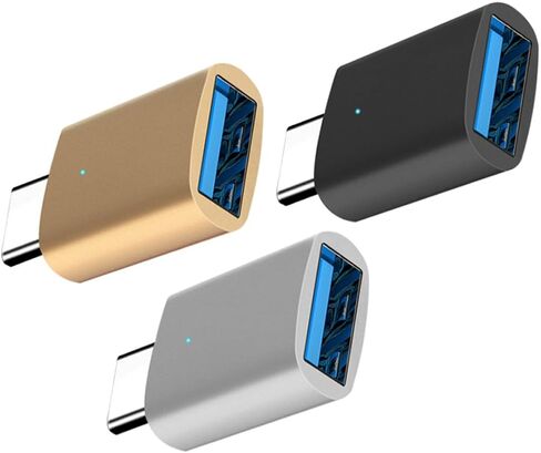 3pcs Type C to USB 3.0 OTG Adapter Alloy for Smartphones in Saudi Arabia