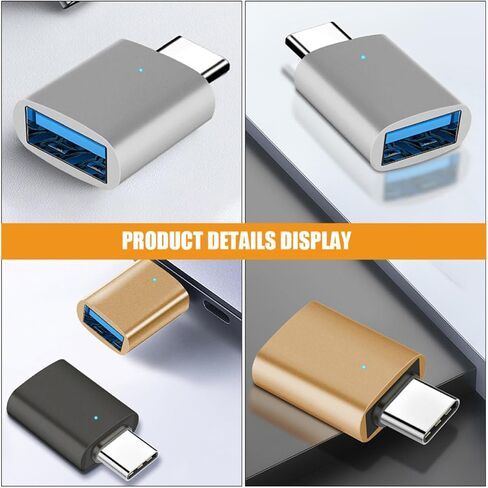 3pcs Type C to USB 3.0 OTG Adapter Alloy for Smartphones in Saudi Arabia