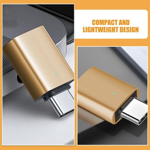 Toyvian 3pcs Type C to USB 3.0 OTG Adapter, Alloy Transfer Connector in Kuwait