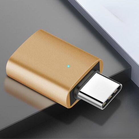 Toyvian 3pcs Type C to USB 3.0 OTG Adapter, Alloy Transfer Connector in Kuwait