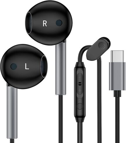 USB C Headphones Wired Earbuds for iPhone 17e/17 Pro Max/Air/16e/16 Plus/15 in Saudi Arabia