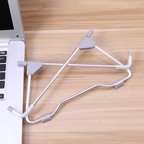 Adjustable Laptop Riser Stand Folding Aluminum with 30-75 Degree Tilt in Kuwait