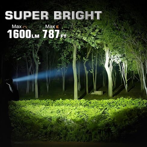VTIGER S2 Slim EDC Pocket Flashlight with Clip,1600 Lumen Super Bright Portable Flat Little Flashlights, Rechargeable Small LED Flash Light with Magnet for Camping,Hiking,Outdoor,Emergency,Car Repair in Saudi Arabia