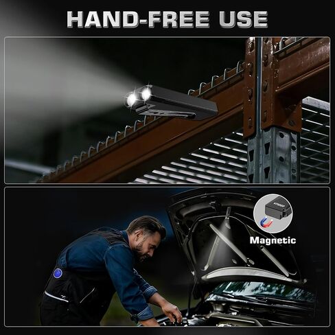 VTIGER S2 Slim EDC Pocket Flashlight with Clip,1600 Lumen Super Bright Portable Flat Little Flashlights, Rechargeable Small LED Flash Light with Magnet for Camping,Hiking,Outdoor,Emergency,Car Repair in Saudi Arabia
