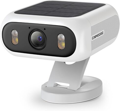 Solar Security Camera Wireless Outdoor, Battery Camera with Built-in Solar Panel, 2.4/5GHz WiFi, Magnetic No-Drill Mount, AI Human/Vehicle/Animal Detection, Color Night Vision, 2-Way Audio in Saudi Arabia