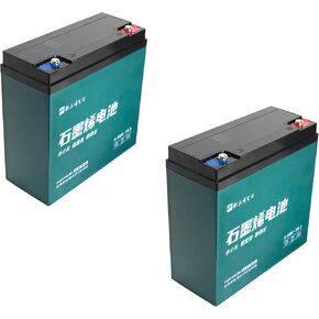 2 حزمة 12V 20Ah بطارية SLA AGM قابلة لإعادة الشحن 6-DZF-20 6-DMF-20 6DZM20 6-DZM-20 6DZF20 6FM17 6-FM-18 للتنقل سكوتر جزازة العشب Go Kart كرسي متحرك ATV مولد، محطة الجوز والترباس in Kuwait
