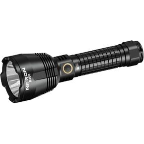 NICRON B200 Rechargeable Flashlights 1600 High Lumens, 3280ft Long Range, Super Bright LED Flashlight Type C Charged, 6 Modes Long Lasting 648 Hours, IPX8 Waterproof for Emergencies, Camping in Kuwait