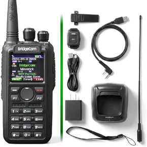 BridgeCom Maverick w/Free Codeplug & Training Course! | Dual Band | DMR/Digital Handheld Radio | 7W VHF & 6W UHF | Two-Way Radio | APRS | Bluetooth | GPS | Color Display in Kuwait
