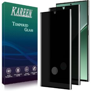KAREEN 2 Pack Privacy Screen Protector for Galaxy S22 Ultra Tempered Glass in Saudi Arabia