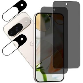 Privacy Screen Protector Designed For Google Pixel 9 Anti Spy Private Tempered Glass Film 2-Pack Camera Lens Protector Film 2-Pack in Kuwait