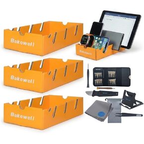 3-Pack Desktop Holder for Laptop, Mobile & Pen – No Electronics in Saudi Arabia