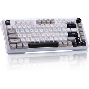 E-YOOSO Z-82 75% Tri-Mode Wireless Mech Keyboard, Hot-Swap Gasket RGB Knob in Kuwait