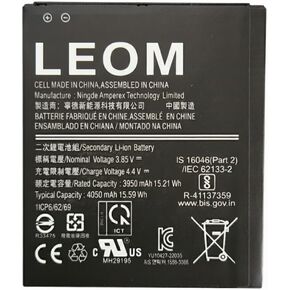 بطارية بديلة LEOM لهاتف Samsung Galaxy XCover 6 Pro (SM-G736)، EB-BG736BBE، 4050 مللي أمبير، 15.59 وات في الساعة، سعة عالية in Kuwait