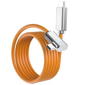Fiber Optic USB C Tethering Cable 15 FT, 10Gbps 60W Right Angle Tether Cord in Saudi Arabia
