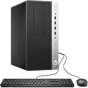 HP ProDesk 600G4 Tower Desktop Computer | Intel i7-8700 (3.4) | 8GB DDR4 RAM | 250GB SSD Solid State | Wi-Fi 5G + Bluetooth | Windows 11 Professional | Home or Office PC (Renewed) in Kuwait