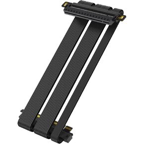 RGEEK PCIe 5.0 Riser Cable X16, 20cm Double Reverse PCIe Riser Gen 5 in Saudi Arabia