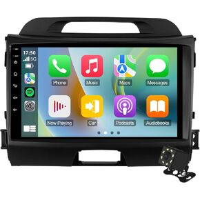 Double Din Car Stereo for KIA Sportage 3 2010-2016 with 9 Inch Touchscreen Radio Built-in Wireless Carplay/Android Auto/Bluetooth/FM/AUX-in/Steering Wheel Controls/Backup Camera in Saudi Arabia