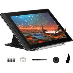 تابلت الرسم HUION Kamvas Pro 16 بشاشة، 120% sRGB، شريط لمس، 15.6 بوصة in Kuwait