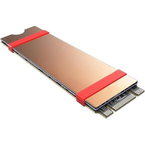 M.2 NVME SSD Heastink 2280 بالوعة الحرارة النحاسية النقية مع وسادة حرارية لملحقات الكمبيوتر المحمول in Kuwait