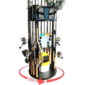 Rush Creek Creations Rod Holders for Garage Fishing Pole Rack Holds up in Saudi Arabia