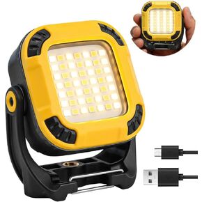 Rechargeable Magnetic Work Light, 4Brightness+3CCT+SOS,Portable Mini Light in Kuwait