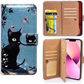 Bcov Case for iPhone 17e/iPhone 16e,Green Hummingbird Butterfly Multifunction Leather Phone Case Wallet Flip Cover with Multi Card Slots Pocket Wrist Strap for iPhone 17e/iPhone 16e in Saudi Arabia