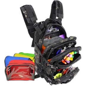 Lightning X Stocked EMS/EMT Trauma & Bleeding First Aid Responder Medical Backpack + Kit + Pouches - RED in Saudi Arabia