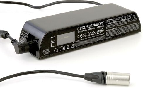 Grin Technologies 48V 8A Satiator Charger Bundle with XLR to DC2.5mm Adapter – Compatible with DC2.5mm and XLR Battery Charging Ports in Saudi Arabia