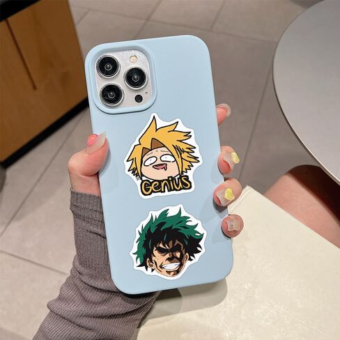 50PCS My Hero Academia Stickers for Kids, Cute Anime Cartoon Waterproof Vinyl Decal for Teen Girl Adult Notebook Laptop Water Bottle Skateboard Guitar Travel Case Phone Bike in Saudi Arabia
