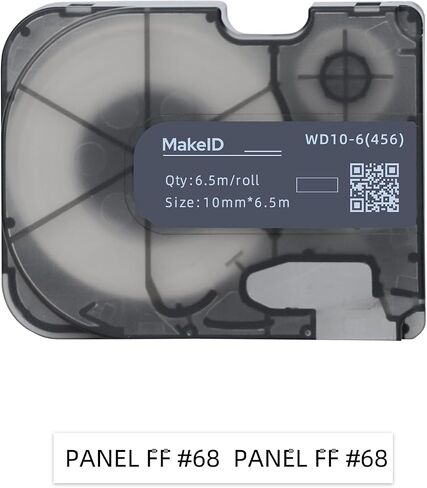 MakeID P31S&P31 All-Weather PET Label Tape with Ribbon Cartridge for Indoor/Outdoor ID and Equipment Labeling - 19.68ft L/Roll - for P31S&P31 Label Maker in Saudi Arabia