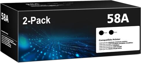 58A CF258A Toner Cartridges Black (2 Pack) Laser Jet M428fdw M404dn in Kuwait