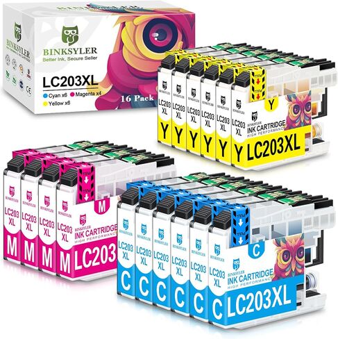 18-Pack LC203 Ink Cartridges for Brother LC203XL LC201 in Kuwait