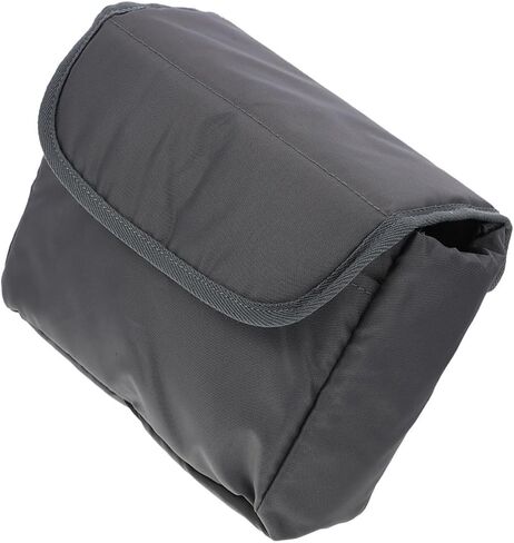 Black Nylon Camera Bag Insert with Flip Cover for Lens Accessories in Kuwait