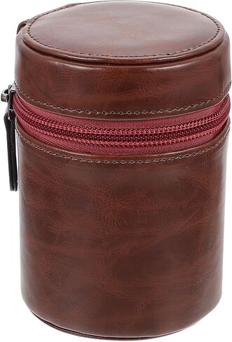 Gadpiparty Professional Camera Lens Case PU Zipper Bag for Compact Storage in Kuwait