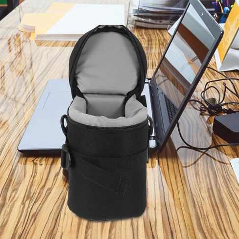 Small Camera Lens Bag Nylon Padded Dust Protection for Field Shooting in Kuwait