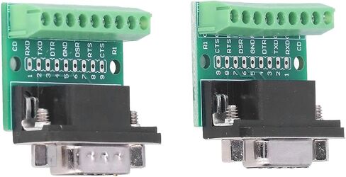 DB9 Connector Adapter, Male Female, 9 Pin, RS232 RS485 in Saudi Arabia