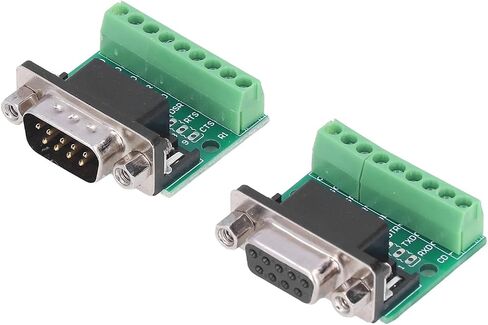 DB9 Connector Adapter, Male Female, 9 Pin, RS232 RS485 in Saudi Arabia