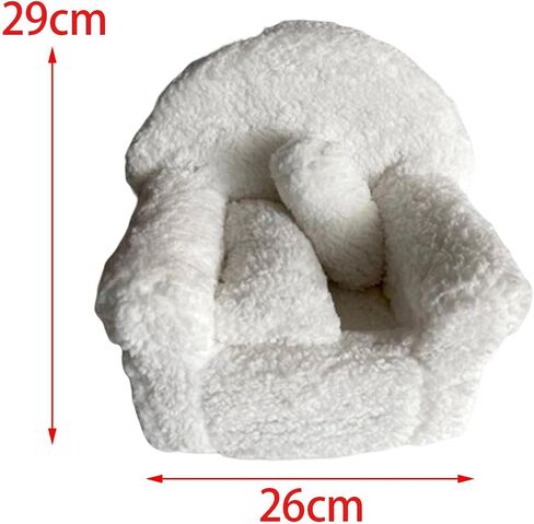 3 Pieces Props Couch Photoshoot Posing Chair Accessories Simulation Sofa Foam Material Comfortable Cushion Suitable for Newborn Photo Shoots Birthday, Style A in Saudi Arabia