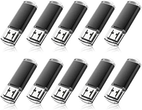 RAOYI 64GB USB 2.0 Flash Drive Bulk, 10-Pack, Multicolor in Kuwait