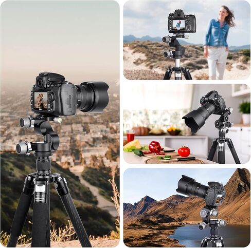ARTCISE 3 Way Geared Tripod Head with 360° Panoramic Arca QR Plate, GA3 in Saudi Arabia