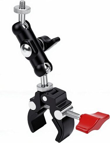 Heavy Duty Aluminum Alloy Double Spherical Head Arm for Reliable Camera and Light Support in Kuwait