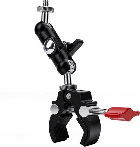 Heavy Duty Aluminum Alloy Double Spherical Head Arm for Reliable Camera and Light Support in Kuwait