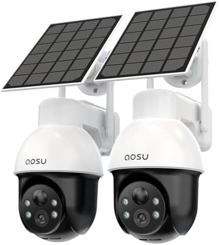 aosu 2 x 3K Solar Camera + 1 x 2K Doorbell Camera in Saudi Arabia