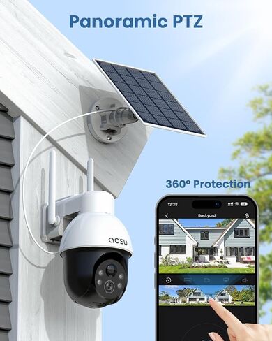 aosu 2 x 3K Solar Camera + 1 x 2K Doorbell Camera in Saudi Arabia