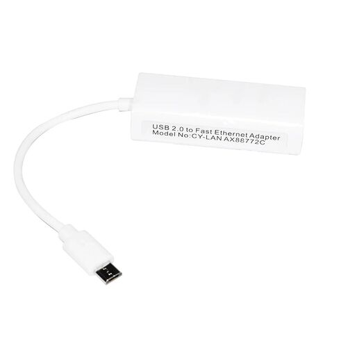 10/100M ASIX AX88772C CHIP USB 2.0 ETHERNET Adapter Network Card USB 2.0 to RJ45 LAN GIGABIT Internet Adapter Converter for PC(Micro USB to RJ45) in Saudi Arabia