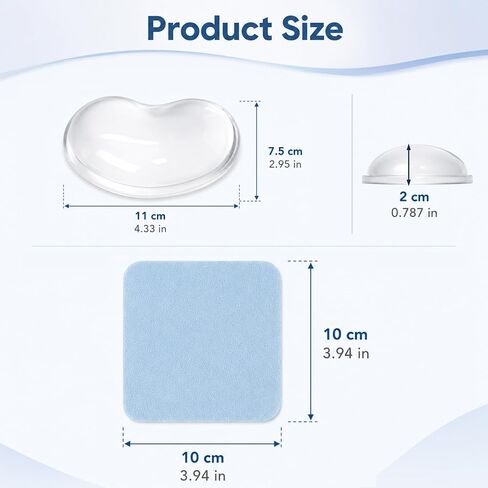 Wrist Rest for Mouse, Gel Mouse Pad, Gel Ergonomic Cushion, Wiping Cloth in Saudi Arabia