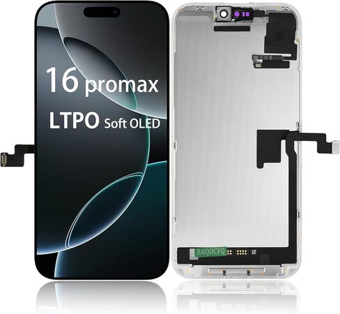 【مع مستشعر الضوء المرن 】 استبدال شاشة LTPO OLED الناعمة لهاتف iPhone 16 Pro Max. in Kuwait