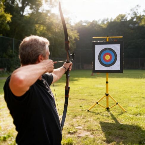 Archery Target Stand Adult Durable Bow and Arrow Target Stands for Begainer Youth Backyard Outdoor Compound Bow/Recurve Bow Practice Targeting in Saudi Arabia